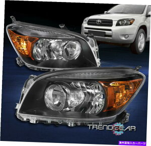 USwbhCg 2006N2007N2008Ng^RAV4X|[cwbhCgwbhvvubN For 2006 2007 2008 Toyota RAV4 Sport Replacement Headlights Headlamp Lamp Black