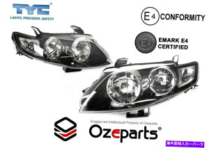 US�w�b�h���C�g FORD FPV FG�V���[�Y1 F6 2008~2011�p�Z�b�g/�y�ALH + RH�w�b�h���C�g�����v�i�u���b�N�j Set / Pair LH+RH Head Light Lamp (Black) For Ford FPV FG Series 1 F6 2008~2011�y���s�A���i�z