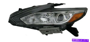 US�w�b�h���C�g 2016�N2018�N���YAltima Halogen W / O LED�w�b�h���C�gLH /�h���C�o�[ - NEW For 2016 2018 Nissan Altima Halogen w/o LED Headlight LH/Driver - New�y���s�A���i�z