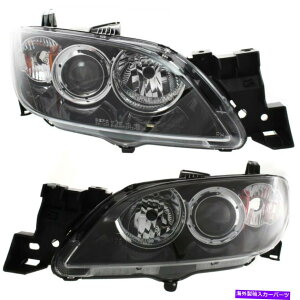 USwbhCg Headlight 2004 2007 2008 2009 Mazda 3Z_E2s[X Headlight Set For 2004-2007 2008 2009 Mazda 3 Sedan Left and Right 2Pc