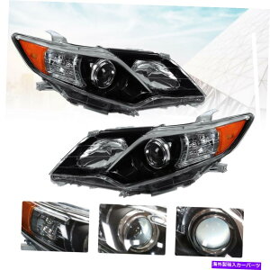 USwbhCg 1pairvWFN^[̃wbhCgwbhv+E+E~Tortota Camry Black 1Pair Projector Headlights Headlamps Left+Right For 12-14 Toyota Camry Black