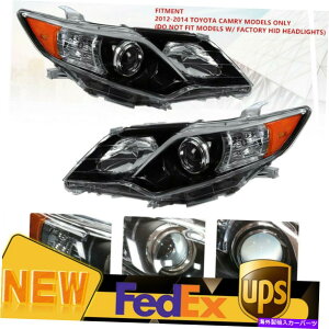 USwbhCg tgẼvWFN^[2012N2013N2013N2013N2014N2014Ng^J[ Front Left Right Projector Clear Headlight For 2012 2013 2014 Toyota Camry