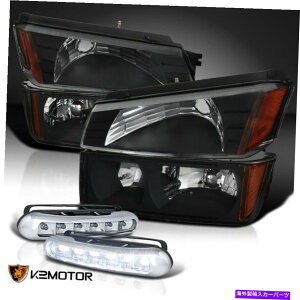 USwbhCg 02-06 Avalanche 1500 2500ubNwbhCg+VOiop[v+ 6-LEDtHOCg 02-06 Avalanche 1500 2500 Black Headlights+Signal Bumper Lamps+6-LED Fog Lights