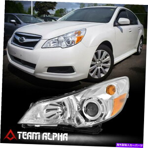 USwbhCg tBbg2010-2014AEgobN/KV[[LHhCo]NvWFN^[wbhCgwbhv Fits 2010-2014 Outback/Legacy[LH Driver Side]Chrome Projector Headlight Headlamp