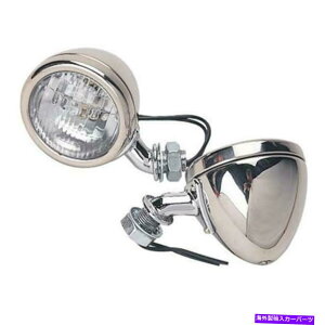 USwbhCg Xs[hEFC1933-34tH[hXeX|12{gJECgA2-1 / 2C` Speedway 1933-34 Ford Stainless Steel 12 Volt Cowl Lights, 2-1/2 Inch