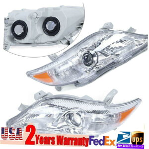 USwbhCg 2010,2011g^Ĵ߂̍+ẼvWFN^[tgwbhCg/vNAY Left +Right Projector Front Headlight/Lamp Clear Lens For 2010,2011 Toyota Camry