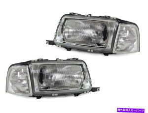 USwbhCg 1991-1996AEfB80/90 B4 2D[ER[hKXwbhCgZbg+R[i[CgZbg 1991-1996 Audi 80 / 90 B4 2D Euro E Code Glass Headlight Set + Corner Light Set