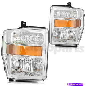 USwbhCg FITS FORD F250 - F450 2008-2010+EwbhCgAZuZbg Fits Ford F250 - F450 2008-2010 Left + Right Headlight Assembly Set Replacement