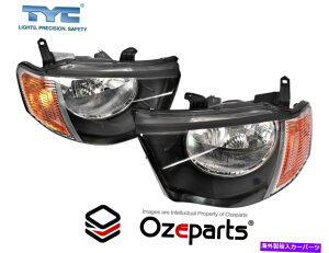 USwbhCg OHTRITON UTE ML 06~09 GLS GLX-R VR̂߂̃yALH + RHwbhCgv Set Pair LH+RH Head Light Lamp For Mitsubishi Triton Ute ML 06~09 GLS GLX-R VR