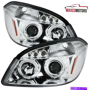 USwbhCg 2005-2010 Chevy Cobalt 07-09 Pontiac G5 LED HalovWFN^[wbhCgv For 2005-2010 Chevy Cobalt 07-09 Pontiac G5 LED Halo Projector Headlights Lamps