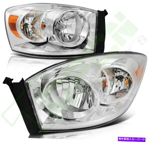 USwbhCg 2006-2009p̃vWFN^wbhCgDodge RamOʍ+ECgyA Projector Headlights For 2006-2009 Dodge Ram Front Left + Right Sides Light Pair