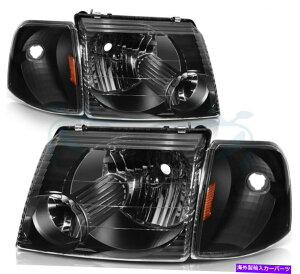 USwbhCg 2001~2005tH[hGNXv[wbhCgAZuwbhvi For 2001-2005 Ford Explorer Headlight Assembly Headlamps Replacement Black Parts