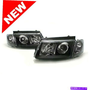 USwbhCg 97-00 VW Passat B5 EurovWFN^[wbhCgW /R[i[Cg - ubN 97-00 VW PASSAT B5 EURO PROJECTOR HEADLIGHTS W/ CORNER LIGHTS - BLACK