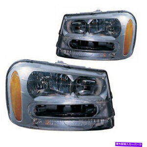 USヘッドライト Trailblazer 02-09(02-08 LS / 06-09 SS)のヘッドライト左右ペアCAPA Headlights Left Right Pair CAPA For Trailblazer 02-09 (02-08 LS/06-09 SS)