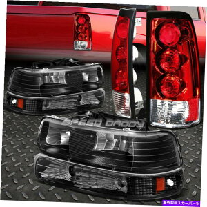 USwbhCg ubNAo[op[wbhCg+ 99-02V{[Vo[ĥ߂̃NAAebc@e[Cg BLACK AMBER BUMPER HEADLIGHT+CLEAR ALTEZZA TAIL LIGHT FOR 99-02 CHEVY SILVERADO