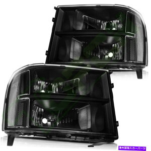 USwbhCg GMC Sierra 2007-2014̃wbhCg+Ewbhv1yA Headlights For GMC Sierra 2007-2014 Replace Left + Right Sides Headlamp One Pair