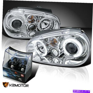 USwbhCg FIT 1999-2005 VWStGTI R32 MK4NAvWFN^[wbhCg+ H1nQd Fit 1999-2005 VW Golf GTI R32 MK4 Clear Projector Headlights+H1 Halogen Bulbs