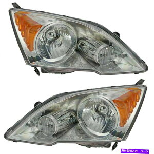 USwbhCg HEADLIGHTS HEADLAMPSEyA2̃Zbg07-11z_CR-V CRV Headlights Headlamps Left & Right Pair Set of 2 for 07-11 Honda CR-V CRV