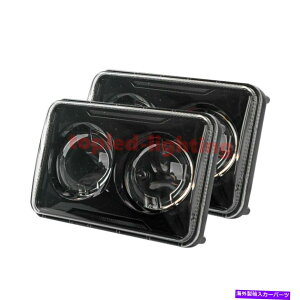 USwbhCg 2019ŐV̍/Vo[60W 4x6wbhCg5C`LEDgbNhbĝ߂̐`̌ 2019 NEWEST Black/Silver 60W 4x6 headlight 5 inch LED Square Light for Truck DOT