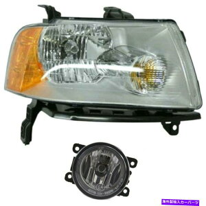 US�w�b�h���C�g 4F9Z15200AA�A6F9Z13008A 2�I�[�g���C�g�L�b�g���q�E���y�A�̐V�����Z�b�g 4F9Z15200AA, 6F9Z13008A New Set of 2 Auto Light Kits Passenger Right Side Pair�y���s�A���i�z