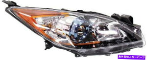 US�w�b�h���C�g 2012-2013 Mazda 3�̂��߂̉E����ȑ��w�b�h���C�g�w�b�h�����v3 Right Passenger Side Headlight Head Lamp for 2012-2013 Mazda 3
