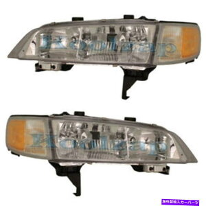 USwbhCg 94-97z_AR[hwbhCgwbhvwbhCgvETChZbgyA 94-97 Honda Accord Headlight Headlamp Head Light Lamp Right & Left Side Set PAIR