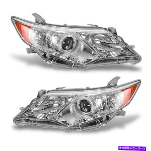 USwbhCg 2012-2014g^JvWFN^[wbhCgwbhv̌+E For 2012-2014 Toyota Camry Projector Headlights Headlamps Replacement Left+Right