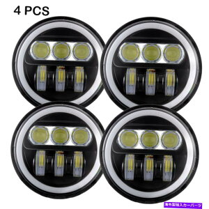 USwbhCg 4PCS 5 3/4 "5.75vWFN^[HI / LO LEDwbhCgV[r[vd 4PCS 5 3/4" 5.75 Projector Hi/Lo LED Headlights Sealed Beam Lamp Bulbs