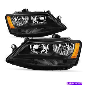 USwbhCg 2011-2018tHNX[QVW Jetta BlacknEWOwbhCgwbhv For 2011-2018 Volkswagen VW Jetta Black housing Headlights Headlamps Replacement
