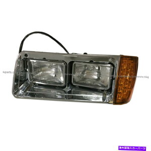 USwbhCg wbhCgW /x[LEDR[i[CgnEWOx[XLH FIT FREIGHTLINER FLD Headlight w/ Bezel & LED Corner Light & Housing Base LH Fit Freightliner FLD