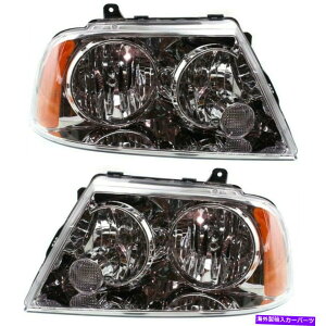USwbhCg Headlight 2004 2005 2006 2006 Lincoln NavigatorELinkolnirQ[^2PC Headlight Set For 2004 2005 2006 Lincoln Navigator Left and Right With Bulb 2Pc