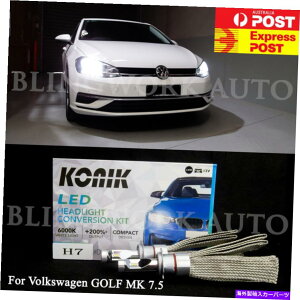 USwbhCg Konik LED H7 + 2006000KzCgwbhCg[r[BWStMK 7.5 110 TSI TDI KONIK LED H7 +200% 6000K White Headlight Low Beam for VW Golf MK 7.5 110 TSI TDI
