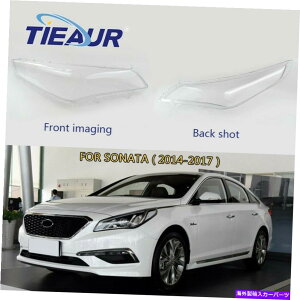 USwbhCg Hyundai Sonata 14-17̃wbhCgwbhvJo[wbhCgwbhv One Pair Headlight Lens Cover Headlight Headlamp Clear For Hyundai Sonata 14-17