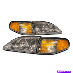 USwbhCg tBbg1994-1998tH[h}X^O4s[XwbhvwbhCgZbg Fits 1994-1998 Ford Mustang 4-Piece Headlamps Headlights Set