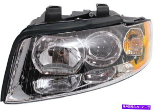USwbhCg 2002-2005AEfBA4AS4̂߂̍^]̃wbhCgwbhv Left Driver Side Headlight Head Lamp for 2002-2005 Audi A4, S4