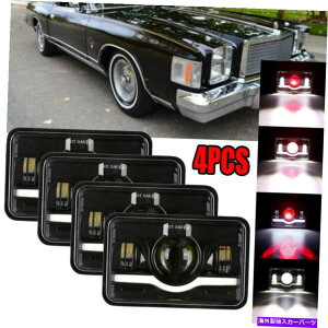 USwbhCg 4s[X4x6 "C`LEDwbhCgHI / LO 120W Chrysler Cordoba Newportp 4pcs 4x6" inch LED Headlights Hi/Lo 120W Fit for Chrysler Cordoba Newport