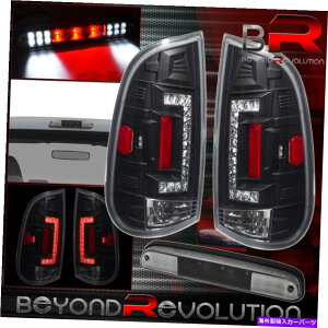 USwbhCg 99-07 F250ubNnEWOC LEDe[CgubNLED 3Au[Lv 99-07 F250 Black Housing C Led Tail Lights Black Led Third Rear Brake Lamp