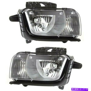 USwbhCg 2010-2013̃V{[J}̃wbhCgZbgd2pcōE Headlight Set For 2010-2013 Chevrolet Camaro Left and Right With Bulb 2Pc