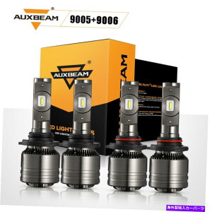 USwbhCg AuxBeam LEDwbhCgnC[r[d9005 9006 CANBUS 6000KNAN[zCg AUXBEAM LED Headlight High Low Beam Bulb 9005 9006 Canbus 6000K Clear Cool White