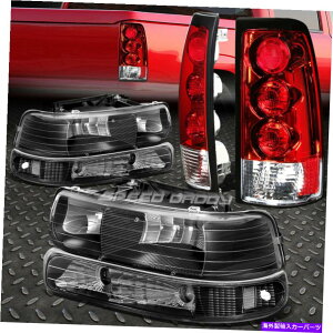 USwbhCg 99-02V{[Vo[ĥ߂̍NAop[wbhCg+Aebc@X^C̃e[Cg BLACK CLEAR BUMPER HEADLIGHT+ALTEZZA STYLE TAIL LIGHT FOR 99-02 CHEVY SILVERADO