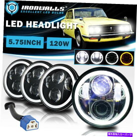 USヘッドライト 4倍5.75 "5-3 / 4" LEDヘッドライトハイローのDRL天使の目プロジェクターランプ用トヨタ 4X 5.75" 5-3/4" LED Headlights High Low DRL Angel Eyes Projector Lamp for Toyota