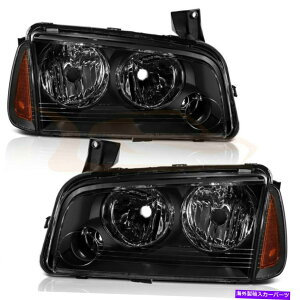 USwbhCg wbhCgAZu̓_bW[d06-10hCoƏȑ1yA Headlights Assembly Fits Dodge Charger 06-10 Driver and Passenger Side One Pair