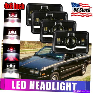 US�w�b�h���C�g Dodge Charger Power Min Ram 50�̂��߂�4�s�[�X120W 4x6 LED�̃w�b�h���C�gHi-Lo�r�[���t�B�b�g 4pcs 120W 4x6Led Headlight Hi-Lo Beam Fit for Dodge Charger Power Min Ram 50�y���s�A���i�z