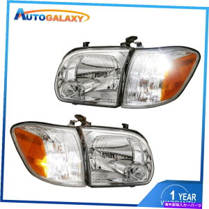 USwbhCg N[nEWOwbhCg2005 - 2006N - 2006N - g^chV[ABTO2502158 Chrome Housing Headlights Lamps For 2005-2006 Toyota Tundra Sequoia TO2502158