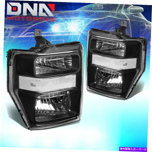 US�w�b�h���C�g 2008-2010 F250 F350�X�[�p�[�f���[�e�B�u���b�N�n�E�W���O�w�b�h���C�g�N���A�R�[�i�[�����v FOR 2008-2010 F250 F350 SUPER DUTY BLACK HOUSING HEADLIGHT CLEAR CORNER LAMPS