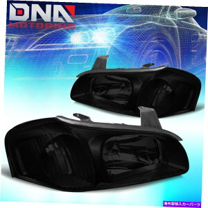 USwbhCg 2000-2001Y}LV}yA+EX[NnEWOwbhCg/vZbg FOR 2000-2001 NISSAN MAXIMA PAIR LEFT+RIGHT SMOKED HOUSING HEADLIGHT/LAMPS SET