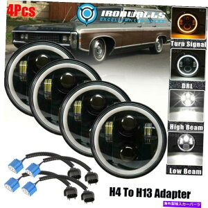 USwbhCg 4s[X5.75 "5 3/4vWFN^[LEDwbhCgtBbgChevy Caprice Estate 1969-1970 4pcs 5.75" 5 3/4 Projector LED Headlight Fit for Chevy Caprice Estate 1969-1970