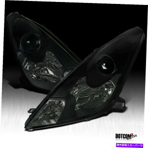 USwbhCg yz2000-2005g^ZJvWFN^[wbhCgwbhvyA [Black Smoke] For 2000-2005 Toyota Celica Projector Headlights Head Lamps Pair