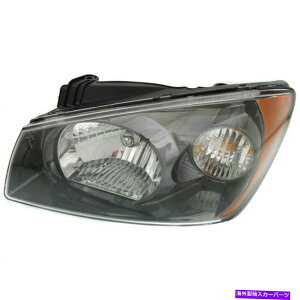 US�w�b�h���C�g �h���C�o�[��LH�w�b�h�����v�A�Z���u��Black Housing Fits 2004 2006 Kia Spectra Driver Left LH Headlamp Assembly With Black Housing fits 2004 2006 Kia Spectra�y���s�A���i�z
