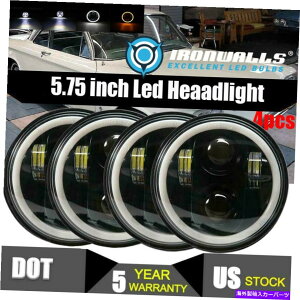 USwbhCg 4s[X5 3/4 "5.75" LEDwbhCgDRLtBbgChevy Corvair 1960-1969 4PCS 5 3/4" 5.75" LED Headlights DRL Fit for Chevy Corvair 1960-1969